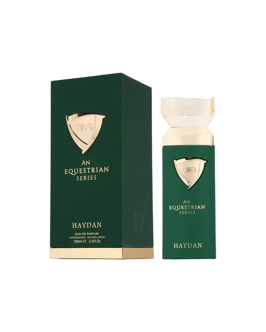 French Avenue An Equestrian Series Haydan Eau de Parfum 100ml uomo con scatola originale su sfondo bianco