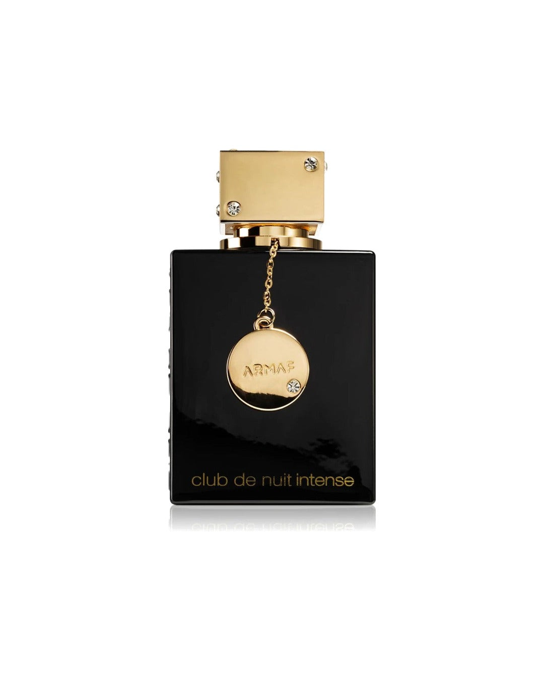 Flacone Armaf Club de Nuit Intense Woman 105 ml nero con ciondolo Armaf dorato