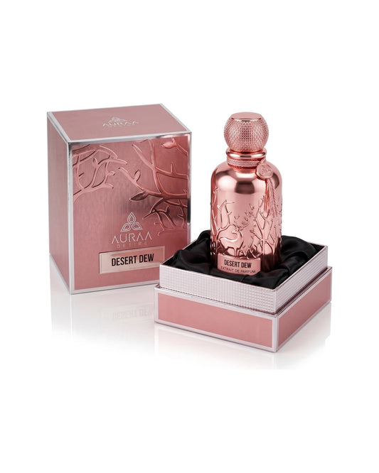 Auraa Desire Desert Dew Extrait de Parfum 100ml unisex con scatola originale su sfondo bianco