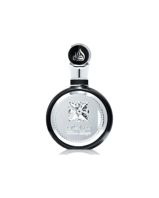 Lattafa Fakhar For Man - 100 ml. - Arte Del Makeup bottiglia nera e argento
