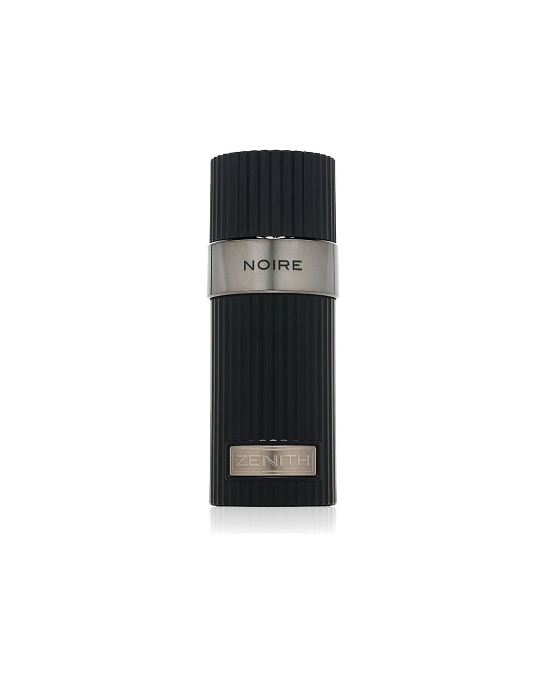 Flacone del profumo French Avenue Zenith Noire Eau de Parfum 100ml uomo su sfondo bianco